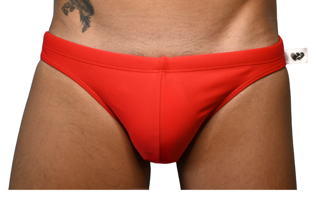 Men's Classic Side Swim Mini Briefs, Solid Color