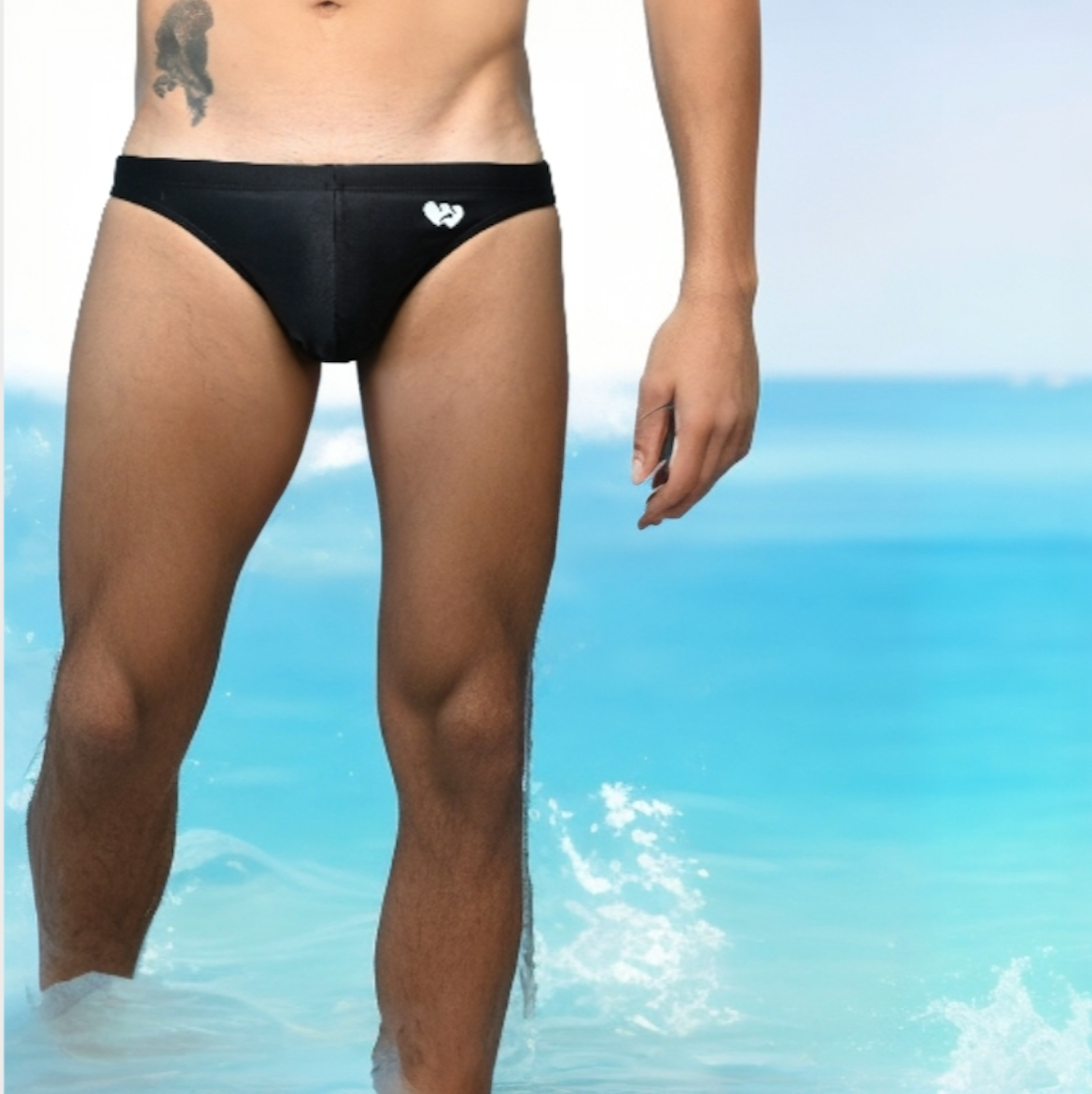 Men's Classic Swim Mini Briefs, Solid Color