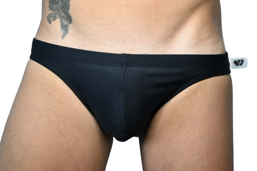 Men's Classic Side Swim Mini Briefs, Solid Color