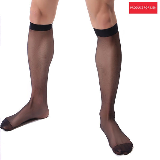 sheer suit transparent thin business tube fantasy dress socks