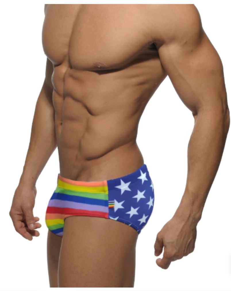 Men's Classic USA Flag Swimsuit