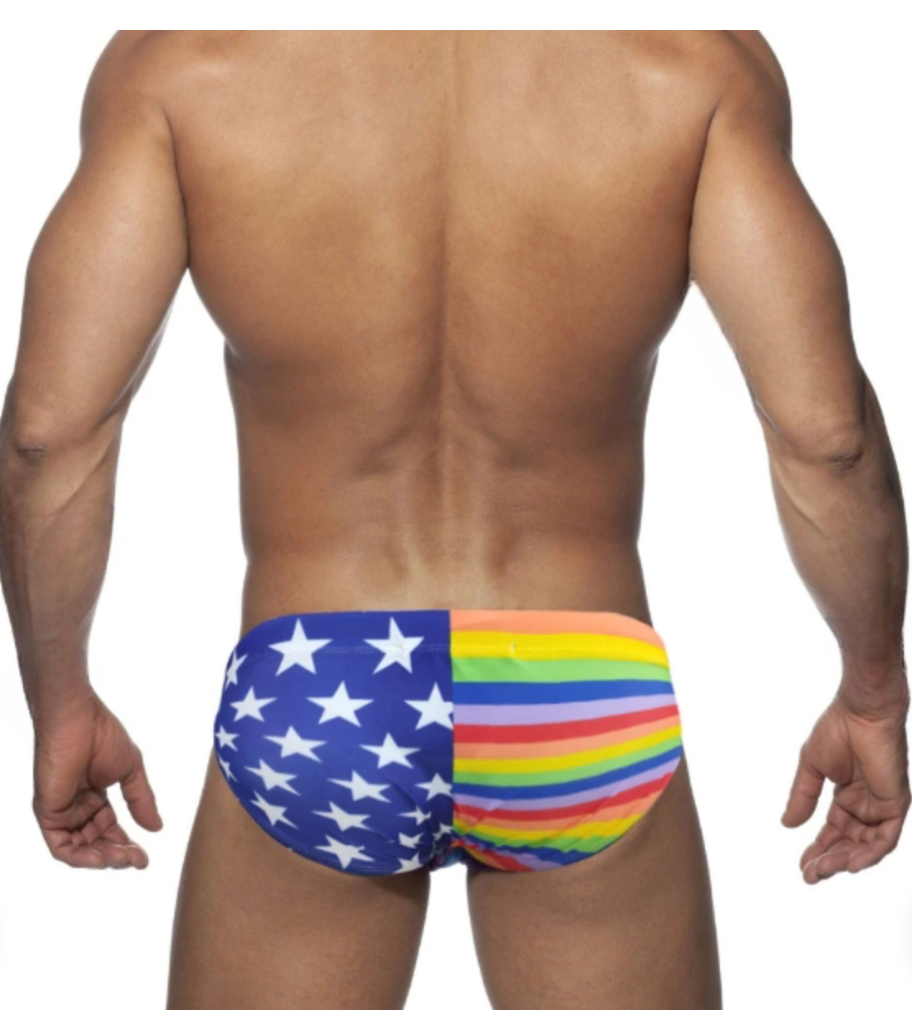 Men's Classic USA Flag Swimsuit