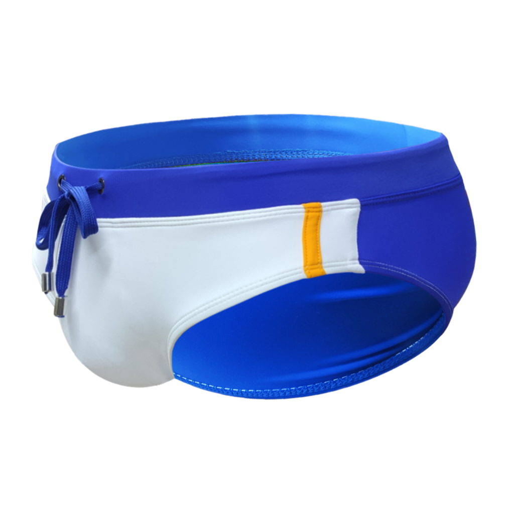 Men's Classic Fit Color Contrasting Swim Briefs