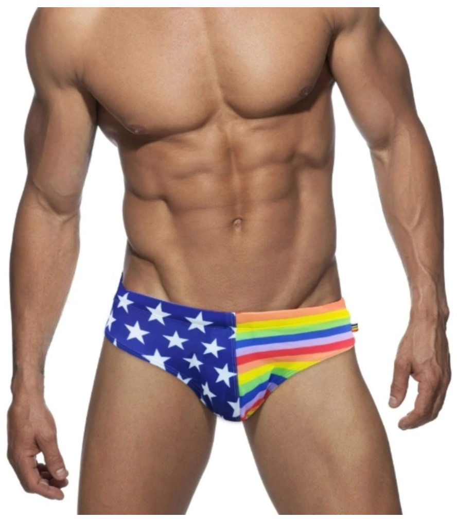 Men's Classic USA Flag Swimsuit